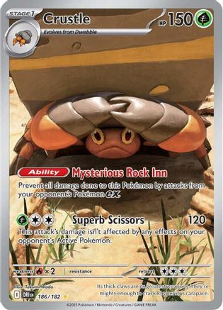 Crustle - 186/182 (186) [SV10: Destined Rivals] Holofoil - Deck Out Gaming