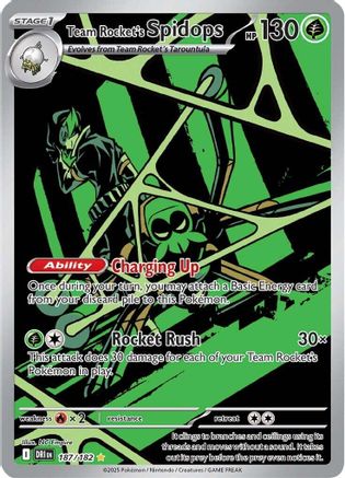 Team Rocket's Spidops - 187/182 (187) [SV10: Destined Rivals] Holofoil - Deck Out Gaming