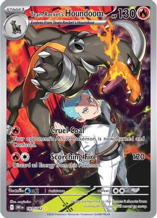 Team Rocket's Houndoom - 191/182 (191) [SV10: Destined Rivals] Holofoil - Deck Out Gaming