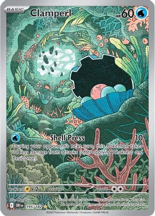 Clamperl - 195/182 (195) [SV10: Destined Rivals] Holofoil - Deck Out Gaming