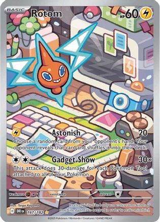 Rotom - 197/182 (197) [SV10: Destined Rivals] Holofoil - Deck Out Gaming