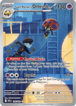 Team Rocket's Orbeetle - 198/182 (198) [SV10: Destined Rivals] Holofoil - Deck Out Gaming