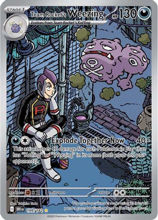 Team Rocket's Weezing - 199/182 (199) [SV10: Destined Rivals] Holofoil - Deck Out Gaming