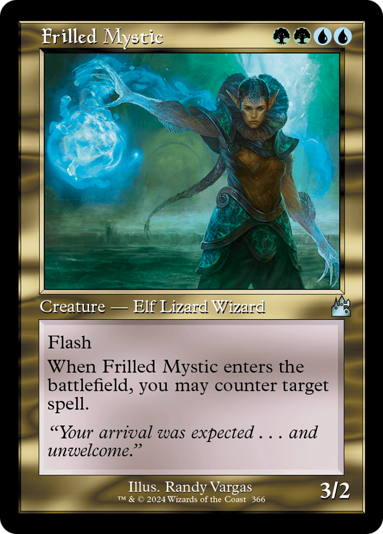 Frilled Mystic (Retro Frame) (366) [Ravnica Remastered] - Deck Out Gaming