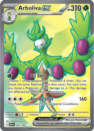 Arboliva ex - 207/182 (207) [SV10: Destined Rivals] Holofoil - Deck Out Gaming
