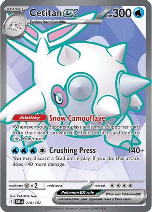 Cetitan ex - 210/182 (210) [SV10: Destined Rivals] Holofoil - Deck Out Gaming