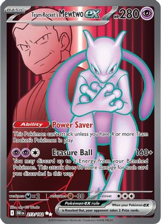 Team Rocket's Mewtwo ex - 213/182 (213) [SV10: Destined Rivals] Holofoil - Deck Out Gaming