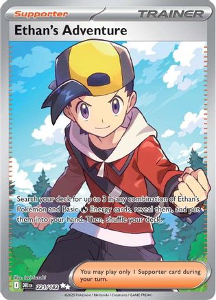 Ethan's Adventure - 221/182 (221) [SV10: Destined Rivals] Holofoil - Deck Out Gaming