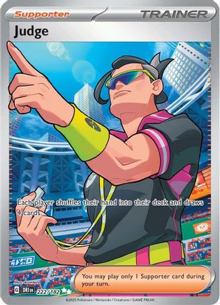 Judge - 222/182 (222) [SV10: Destined Rivals] Holofoil - Deck Out Gaming