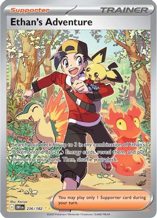 Ethan's Adventure - 236/182 (236) [SV10: Destined Rivals] Holofoil - Deck Out Gaming