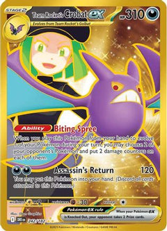 Team Rocket's Crobat ex - 242/182 (242) [SV10: Destined Rivals] Holofoil - Deck Out Gaming