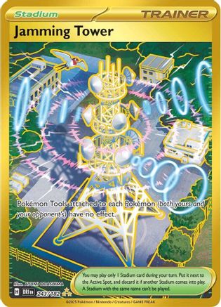 Jamming Tower (243) [SV10: Destined Rivals] Holofoil - Deck Out Gaming