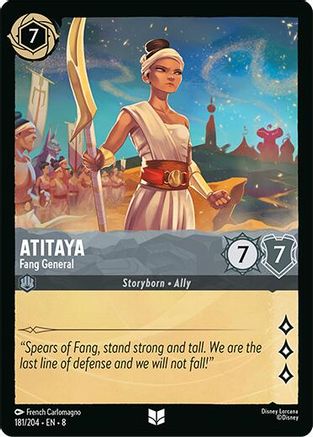 Atitaya - Fang General (181/204) [Reign of Jafar] - Deck Out Gaming
