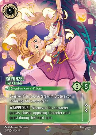 Rapunzel - High Climber (Enchanted) (214/204) [Reign of Jafar] Holofoil - Deck Out Gaming