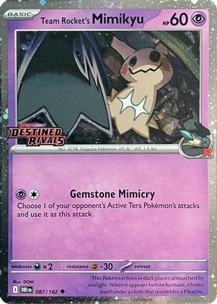 Team Rocket's Mimikyu (Prerelease) (87) [Miscellaneous Cards & Products] Holofoil - Deck Out Gaming