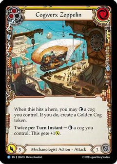 Cogwerx Zeppelin (Yellow) (SEA019) [High Seas] Rainbow Foil - Deck Out Gaming