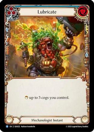 Lubricate (SEA022) [High Seas] Rainbow Foil - Deck Out Gaming