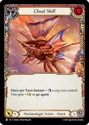 Cloud Skiff (Red) (SEA024) [High Seas] - Deck Out Gaming