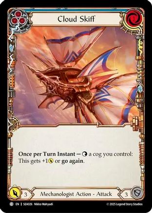 Cloud Skiff (Blue) (SEA026) [High Seas] - Deck Out Gaming