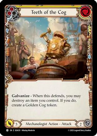 Teeth of the Cog (Yellow) (SEA031) [High Seas] - Deck Out Gaming