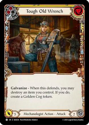 Tough Old Wrench (Yellow) (SEA034) [High Seas] - Deck Out Gaming