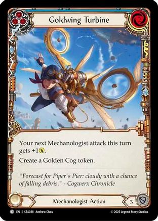 Goldwing Turbine (Blue) (SEA038) [High Seas] - Deck Out Gaming
