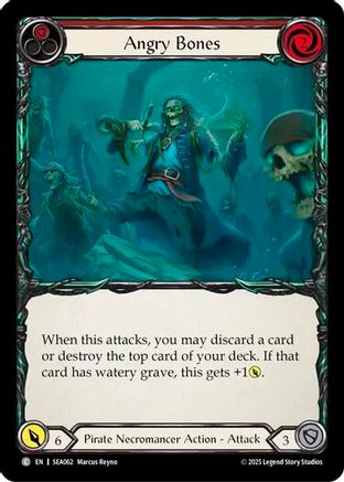 Angry Bones (Red) (SEA062) [High Seas] - Deck Out Gaming