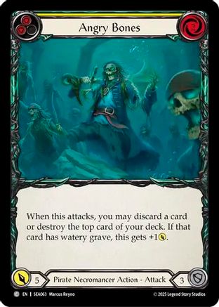 Angry Bones (Yellow) (SEA063) [High Seas] - Deck Out Gaming