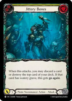 Jittery Bones (Yellow) (SEA069) [High Seas] Rainbow Foil - Deck Out Gaming