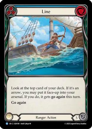 Line (SEA104) [High Seas] Rainbow Foil - Deck Out Gaming