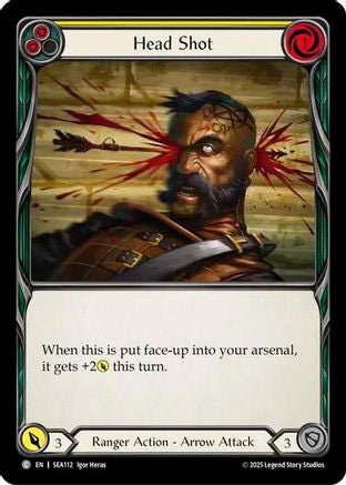 Head Shot (Yellow) (SEA112) [High Seas] - Deck Out Gaming