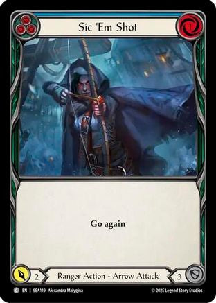 Sic 'Em Shot (Blue) (SEA119) [High Seas] - Deck Out Gaming
