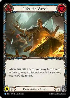 Pilfer the Wreck (Blue) (SEA140) [High Seas] Rainbow Foil - Deck Out Gaming