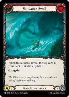 Saltwater Swell (Red) (SEA141) [High Seas] Rainbow Foil - Deck Out Gaming