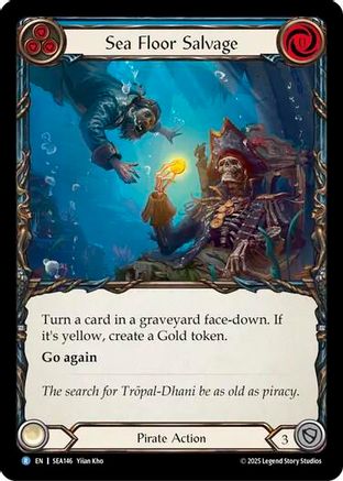 Sea Floor Salvage (SEA146) [High Seas] Rainbow Foil - Deck Out Gaming