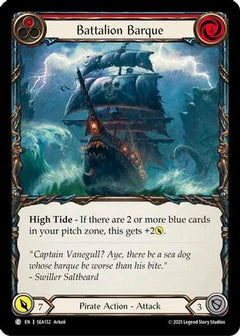 Battalion Barque (Red) (SEA152) [High Seas] Rainbow Foil - Deck Out Gaming
