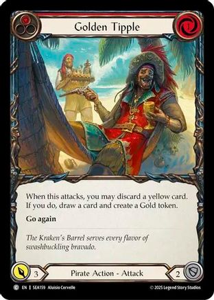 Golden Tipple (Red) (SEA159) [High Seas] Rainbow Foil - Deck Out Gaming