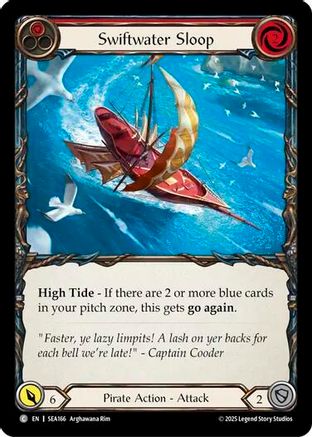 Swiftwater Sloop (Red) (SEA166) [High Seas] - Deck Out Gaming