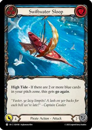 Swiftwater Sloop (Blue) (SEA168) [High Seas] Rainbow Foil - Deck Out Gaming