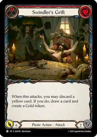 Swindler's Grift (Red) (SEA169) [High Seas] - Deck Out Gaming