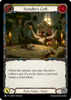 Swindler's Grift (Yellow) (SEA170) [High Seas] Rainbow Foil - Deck Out Gaming
