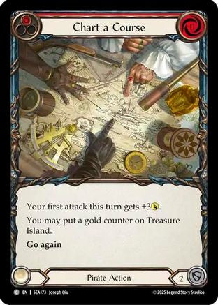 Chart a Course (Red) (SEA173) [High Seas] - Deck Out Gaming