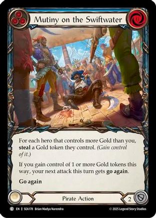 Mutiny on the Swiftwater (SEA178) [High Seas] Rainbow Foil - Deck Out Gaming