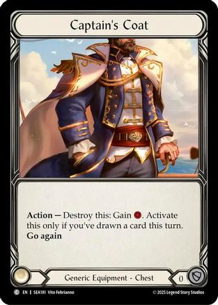 Captain's Coat (SEA181) [High Seas] - Deck Out Gaming