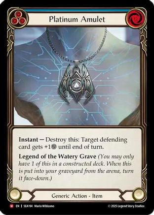 Platinum Amulet (SEA194) [High Seas] - Deck Out Gaming