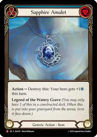 Sapphire Amulet (SEA197) [High Seas] - Deck Out Gaming