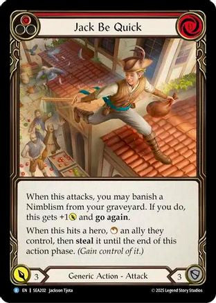 Jack Be Quick (SEA202) [High Seas] Rainbow Foil - Deck Out Gaming