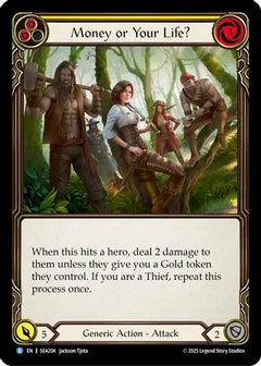 Money or Your Life? (Yellow) (SEA204) [High Seas] Rainbow Foil - Deck Out Gaming