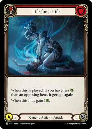 Life for a Life (Red) (SEA217) [High Seas] - Deck Out Gaming