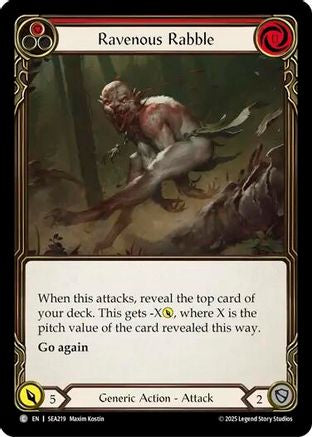 Ravenous Rabble (Red) (SEA219) [High Seas] - Deck Out Gaming